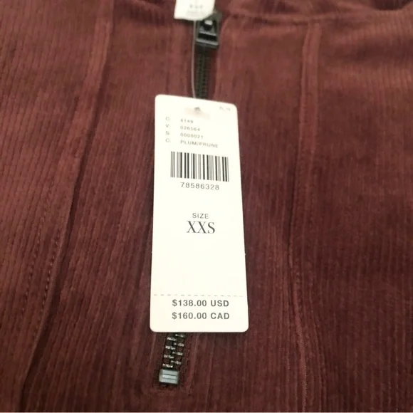 Anthropologie Daily Practice by Anthropologie Velour Corduroy Hoodie - Picture 5 of 5